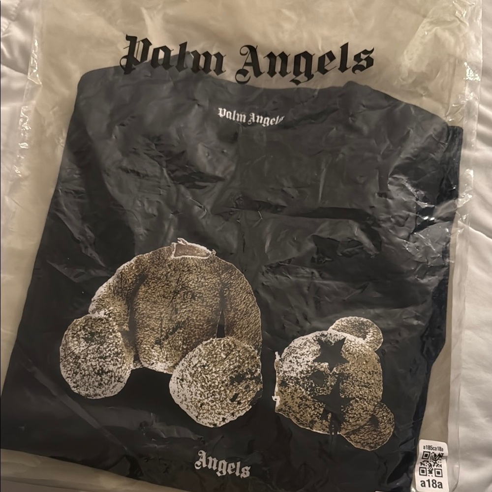 Palm Angels Black Graphic T-Shirt
